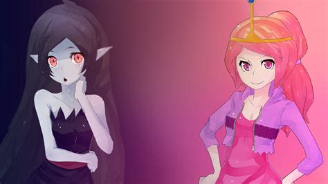 marceline the vampire queen and princess bubblegum